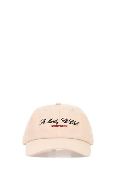Sporty And Rich St. Moritz Ski Club Baseball Cap In Neutral