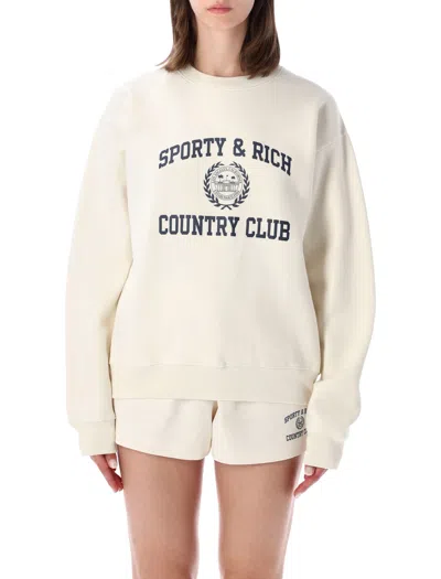 Sporty And Rich Sporty & Rich Sporty Essentials Women's T-shirt In White