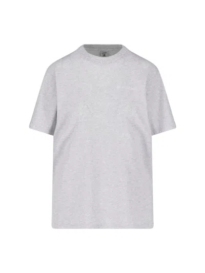 Sporty And Rich Sporty & Rich Sporty Mini T-shirt In Gray