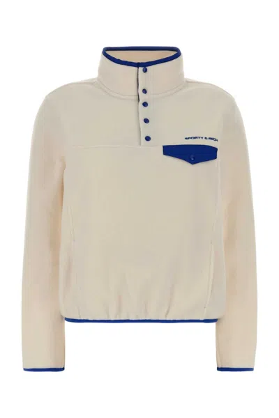 Sporty And Rich Pile Jacket In Neutral