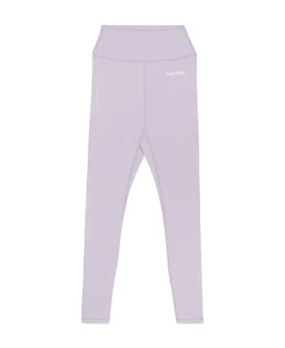 Sporty And Rich Sporty  Rich High-waisted Logo-printed Leggings