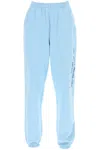 SPORTY AND RICH SPORTY RICH NY HEALTH CLUB FLOCKED SWEATPANTS