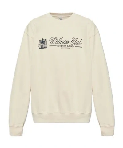Sporty And Rich Sporty  Rich Wellness Club Sweatshirt