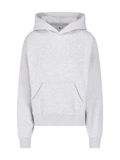 Sporty And Rich Sporty & Rich Sporty Zip-front Sweatshirt In Gray