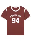 Sporty And Rich Sr 94 Sports T-shirt In Red