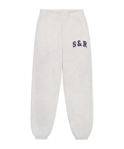 Sporty And Rich Sr Ivy Sweatpant In Gray