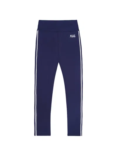 Sporty And Rich Sr Runner Stripe-detail Leggings In Multi