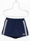 Sporty And Rich Sr Runner Track Short In Blue