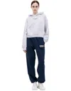 Sporty And Rich 'sr Sport' Printed Hoodie In Grey