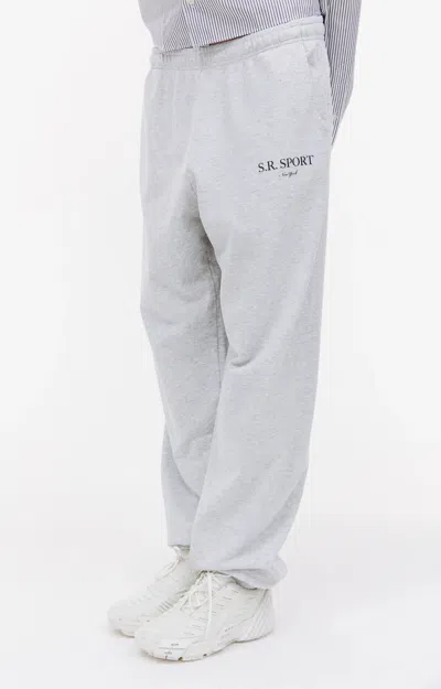 Sporty And Rich Sr Sport Sweatpants In Heather Gray