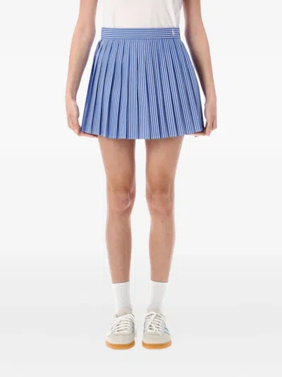 Sporty And Rich Sporty & Rich Anae Mini Skirt In Blue