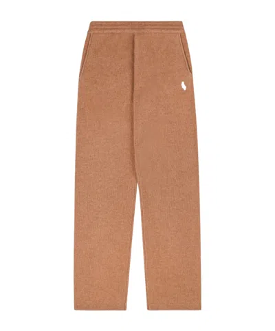 Sporty And Rich Src Cashmere Trousers In Brown