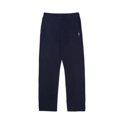 Pre-owned Sporty And Rich Sporty & Rich Src Cashmere Trousers 'navy/white' | Blue | Women's Size M