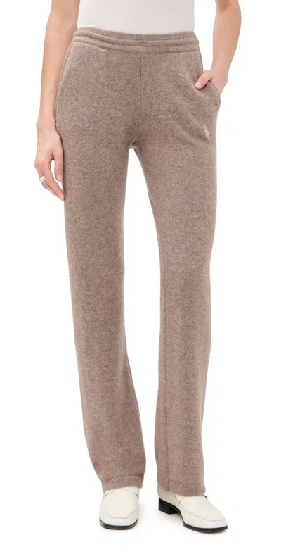 Sporty And Rich Src Cashmere Trousers Tapioca In Brown