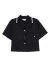 Sporty And Rich Src Cotton Shirt In Black