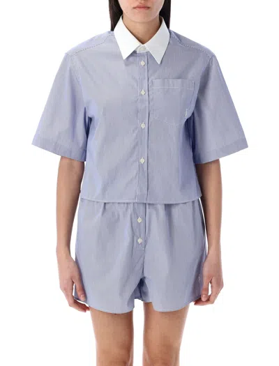 SPORTY AND RICH SPORTY & RICH SRC CROPPED SHIRT