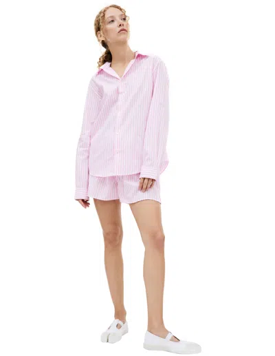 Sporty And Rich Src Logo Shirt In Pink