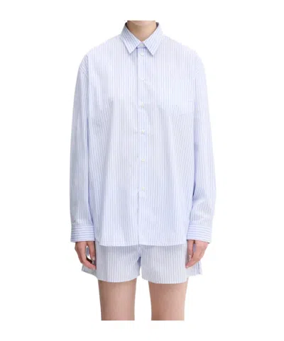 Sporty And Rich Src Oversized Relaxed Fit Striped Shirt