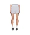 Sporty And Rich Sporty & Rich Src Poplin Striped Shorts In White/green