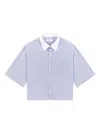 Sporty And Rich Sporty & Rich Src Cropped Shirt