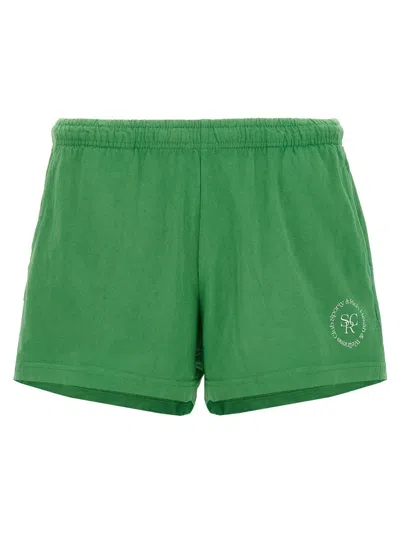 Sporty And Rich Sporty & Rich 'src' Shorts In Green