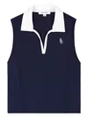 Sporty And Rich Src Sports Polo Vest In Blue
