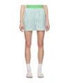 Sporty And Rich Src Striped Shorts In White
