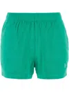 Sporty And Rich Elastic Waist Sports Shorts In Green