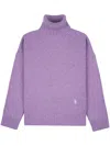 Sporty And Rich Src Wool Jumper In Purple