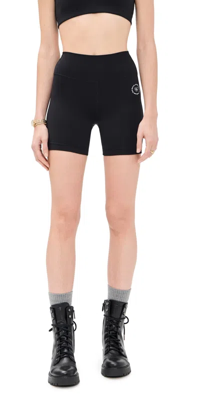 Sporty And Rich Srhwc Biker Shorts Black