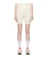 Sporty And Rich Srhwc Cycling Shorts In White