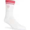 Sporty And Rich Sporty & Rich Srhwc Embroidered Crew Socks