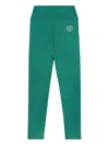 Sporty And Rich Srhwc Logo-print Leggings In Green