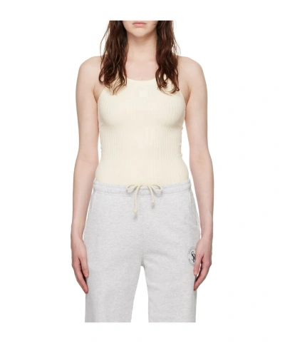 Sporty And Rich Srhwc Ribbed Tank Top In White