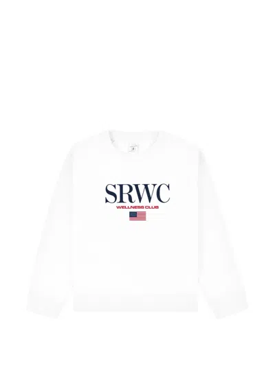 Sporty And Rich Kids' Srwc Print Top In White