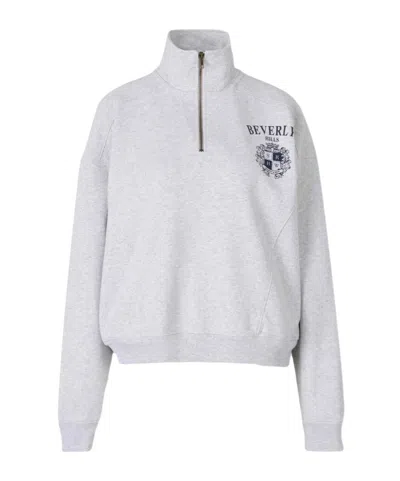 SPORTY AND RICH STAND-UP COLLAR SWEATSHIRT