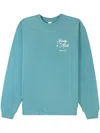 Sporty And Rich Stars Health Crew-neck Sweatshirt In Green