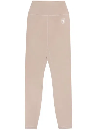Sporty And Rich Stay Active High-waisted Leggings In 中性色