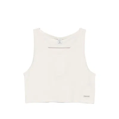 Sporty And Rich Steeveless Tank Top In Burgundy
