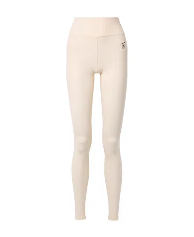 Sporty And Rich Stretch Tight Leggings In Brown