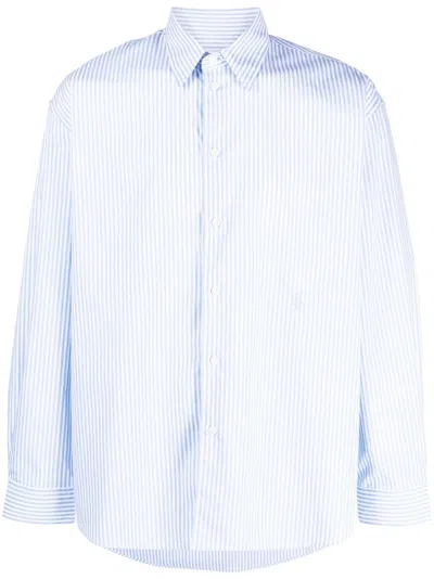 Sporty And Rich Stripe-print Long-sleeved Shirt In Multicolour