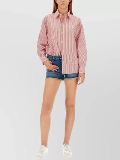 Sporty And Rich Striped Long Sleeve Regular Fit Shirt In Multi