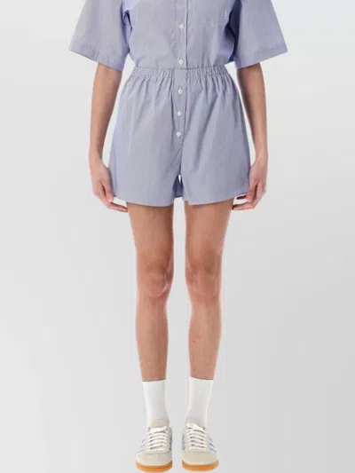 SPORTY AND RICH STRIPED MINI BOXER SHORTS
