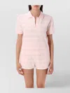 Sporty And Rich Sporty & Rich Src Terry Polo Shirt In Pink