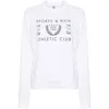 Sporty And Rich Srac Sweatshirt Mit Logo-print In White
