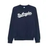 Sporty And Rich Womens Dark Navy Dodgers Round-neck Cotton-jersey Sweatshirt