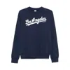 Sporty And Rich Womens Dark Navy Dodgers Round-neck Cotton-jersey Sweatshirt