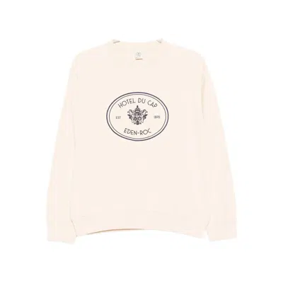 Sporty And Rich Long-sleeved Sweatshirt In Neutral