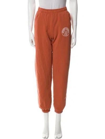 Pre-owned Sporty And Rich Sweatpants In Orange