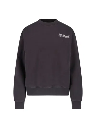 Sporty And Rich Sweatshirt "soho" In Brown
